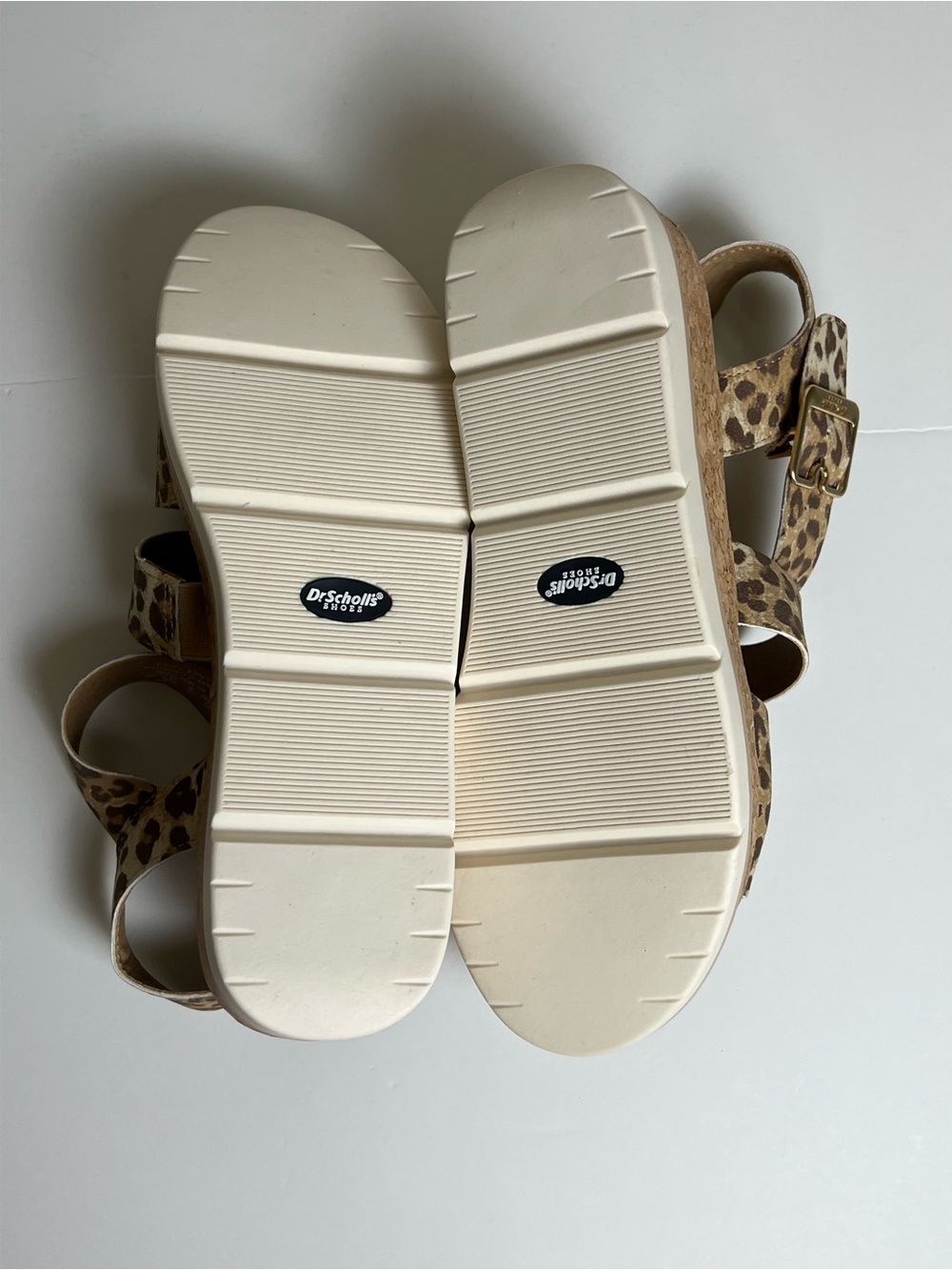 DR. SCHOLL’S Once Twice Leopard Print Platform Cork Sandals-NWOB - Picture 14 of 14